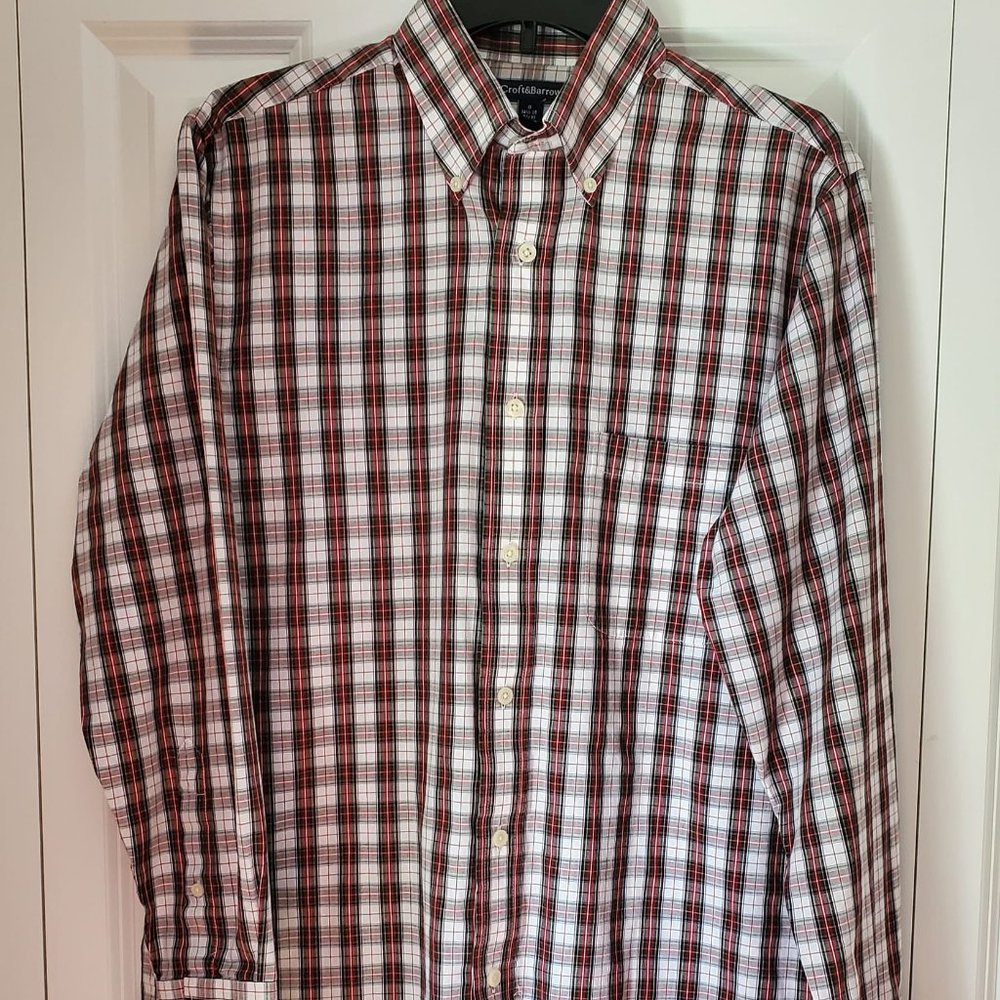 Men's Size Small Long Sleeve Button Polo